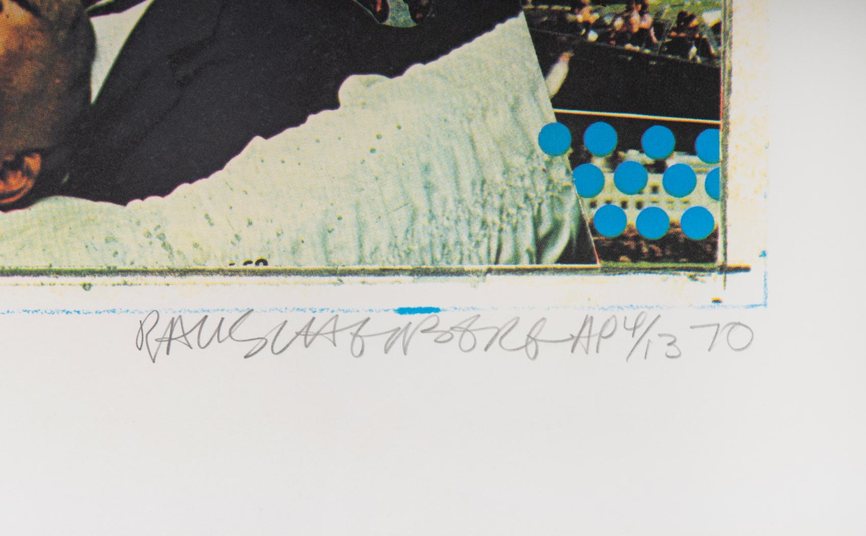 Signs - Post-War Print by Robert Rauschenberg