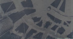 "Statue of Liberty" signed screen print and collage by Robert Rauschenberg