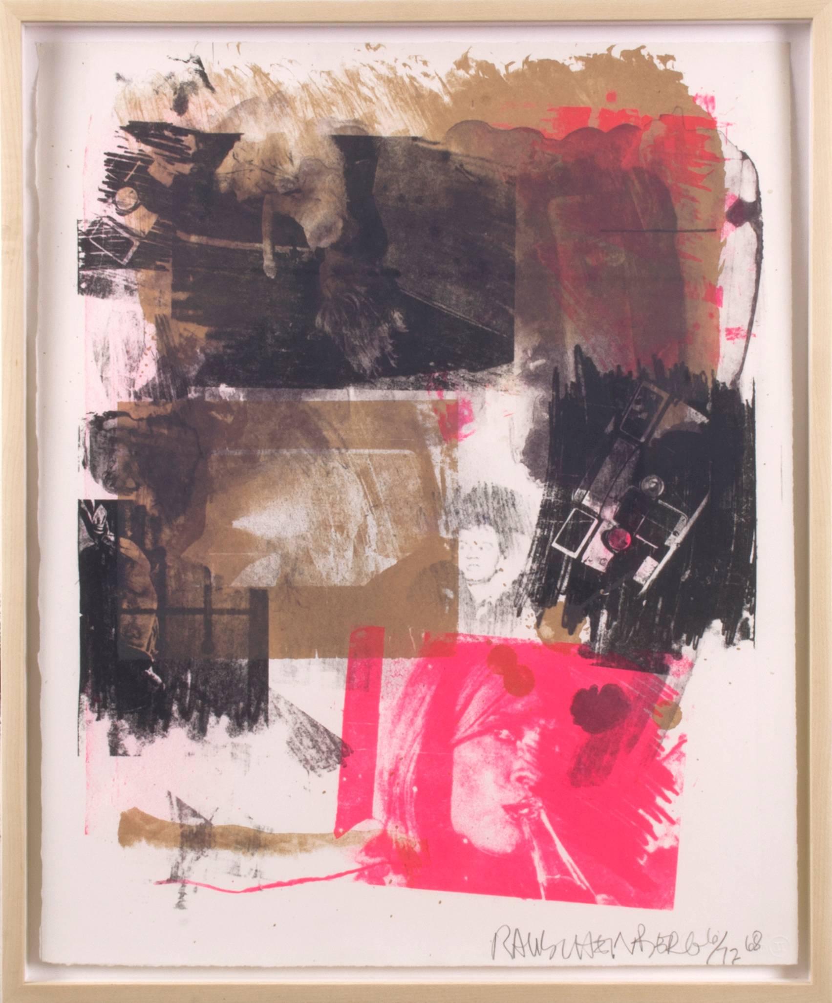 Robert Rauschenberg Figurative Print - Storyline III