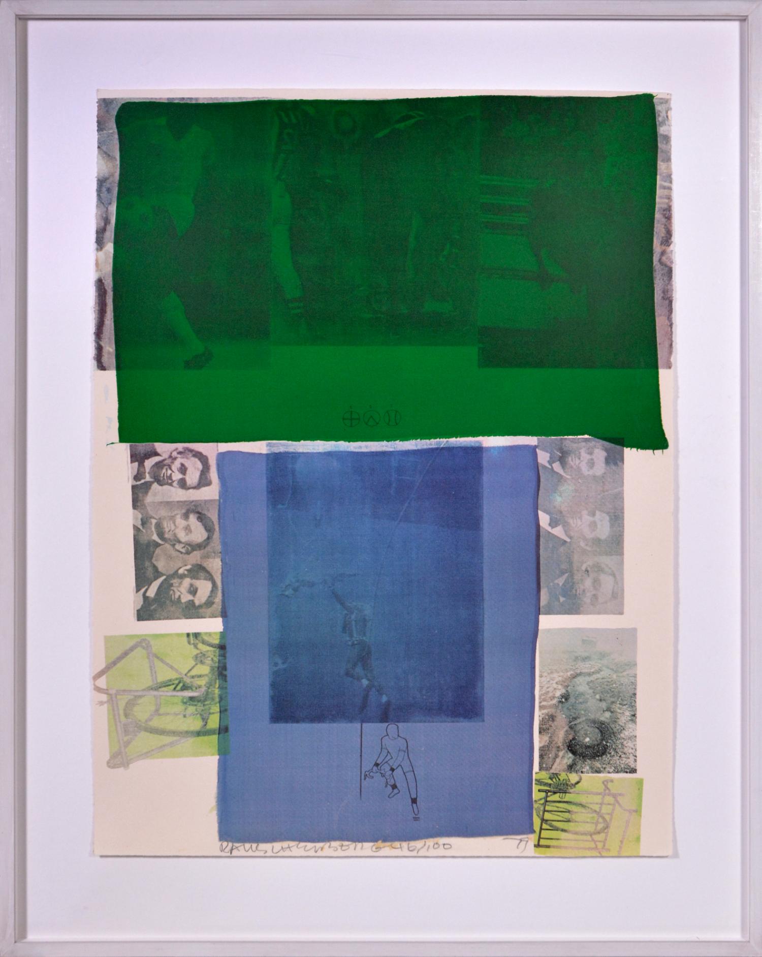 Robert Rauschenberg, Suite of Nine Prints, group of nine lithograph, signed, 197