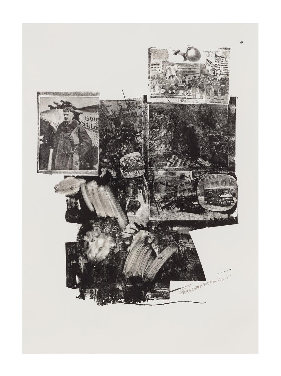 Test Stone #2 (Booster and 7 Studies) - Print by Robert Rauschenberg