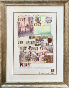 The Dream of William Burroughs, 1972 Signed Offset Lithograph, Abstract, 146/150