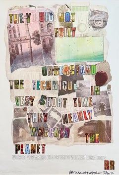 The Dream of William Burroughs, 1972 Signed Offset Lithograph, Abstract, 146/150