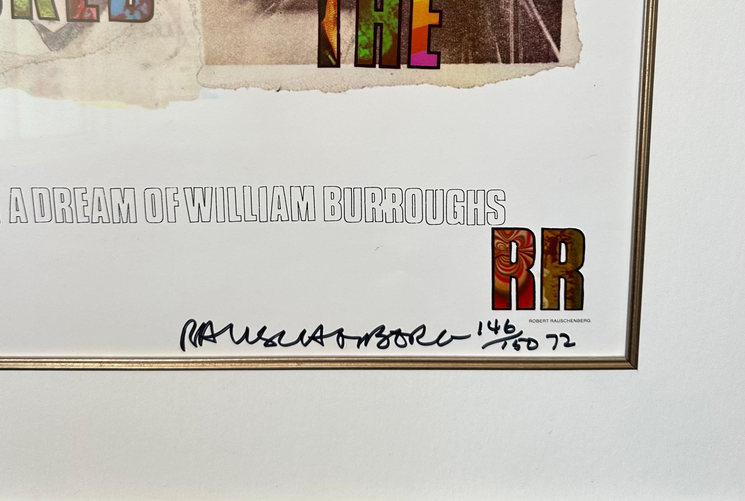 The Dream of William Burroughs - Abstract Print by Robert Rauschenberg