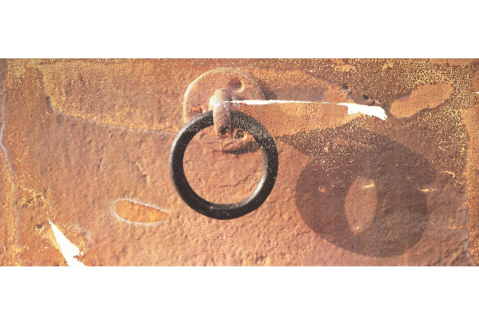 Theatre - Brown Abstract Print by Robert Rauschenberg