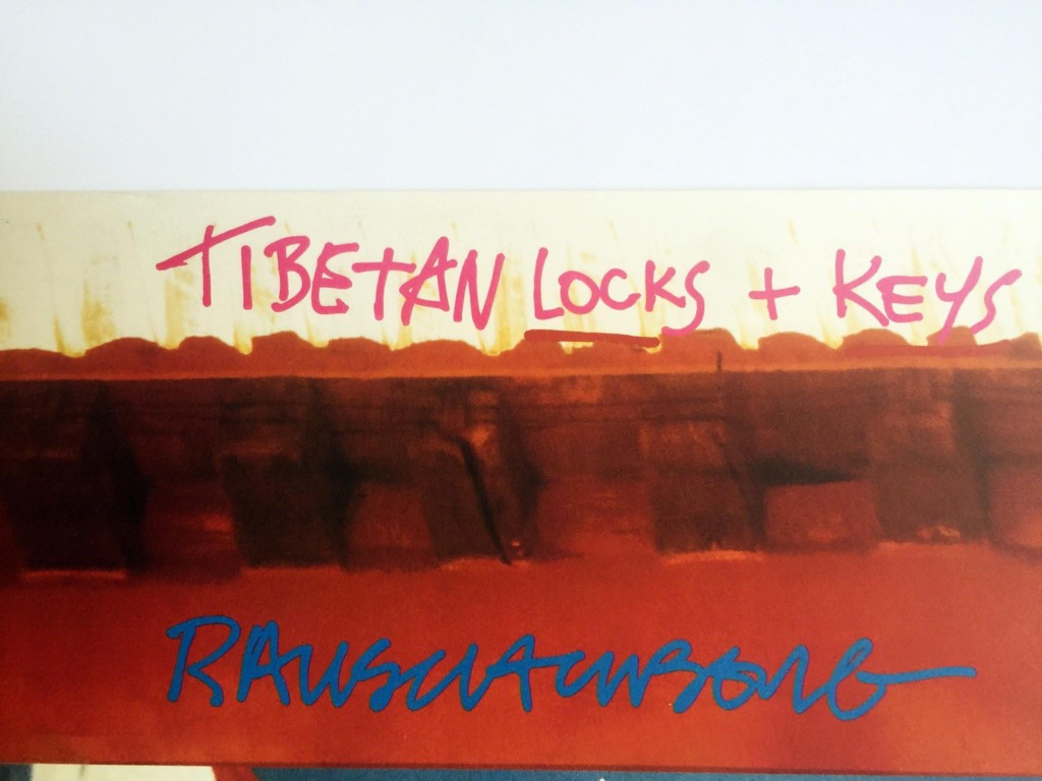 Tibetan Locks & Keys (Leo Castelli Gallery/Castelli Graphics) - Print by Robert Rauschenberg