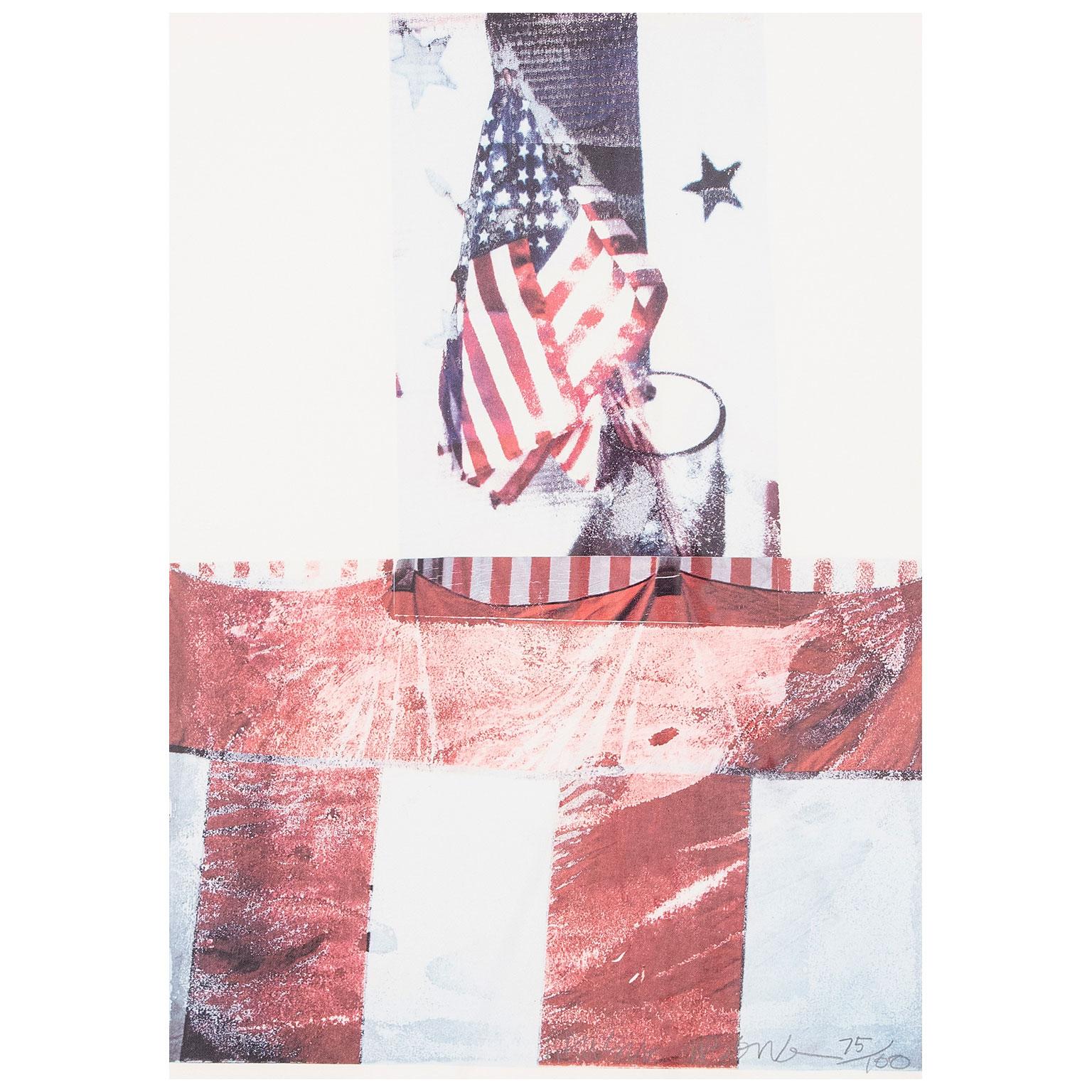 Untitled (for Kennedy) - Print by Robert Rauschenberg