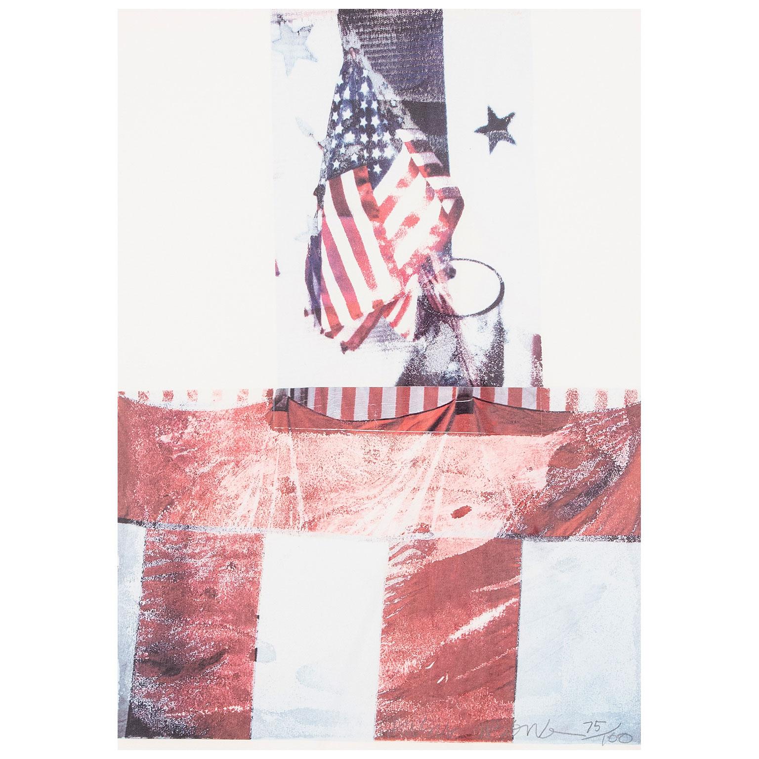 Senza titolo (per Kennedy) - Print di Robert Rauschenberg