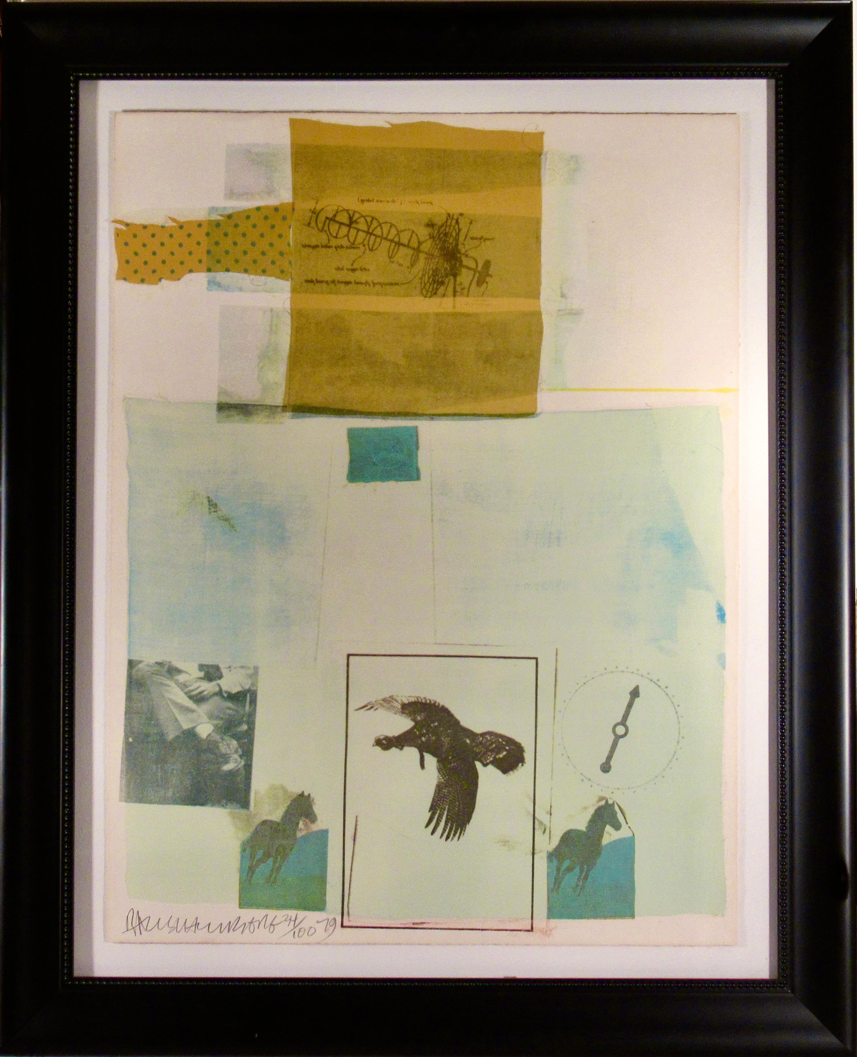 Robert Rauschenberg Abstract Print - Why can't you tell