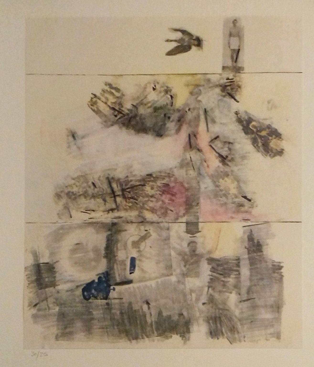 XXXIV Illustrations for Dante's Inferno - Print by Robert Rauschenberg