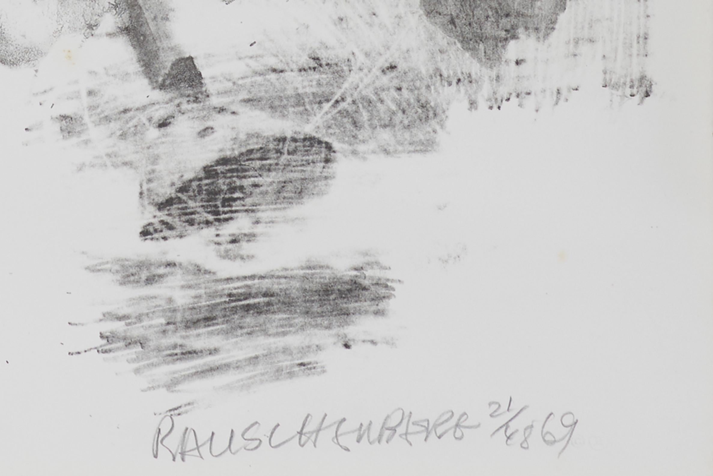 Robert Rauschenberg Stoned Moon Series Litho In Good Condition For Sale In Long Island City, NY