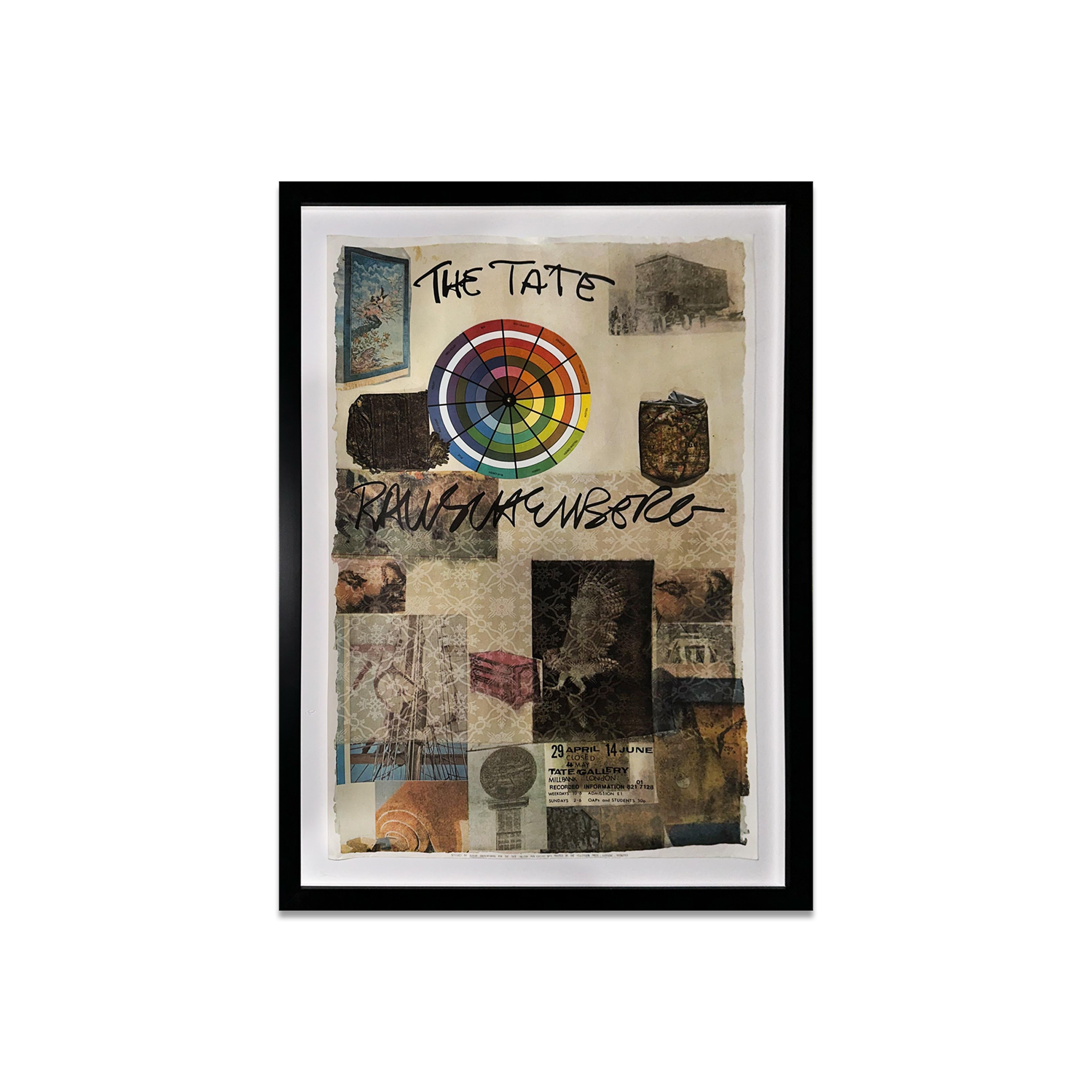 Robert Rauschenberg, Tate Gallery, 1981 (Cartel de la exposición) Inglés en venta