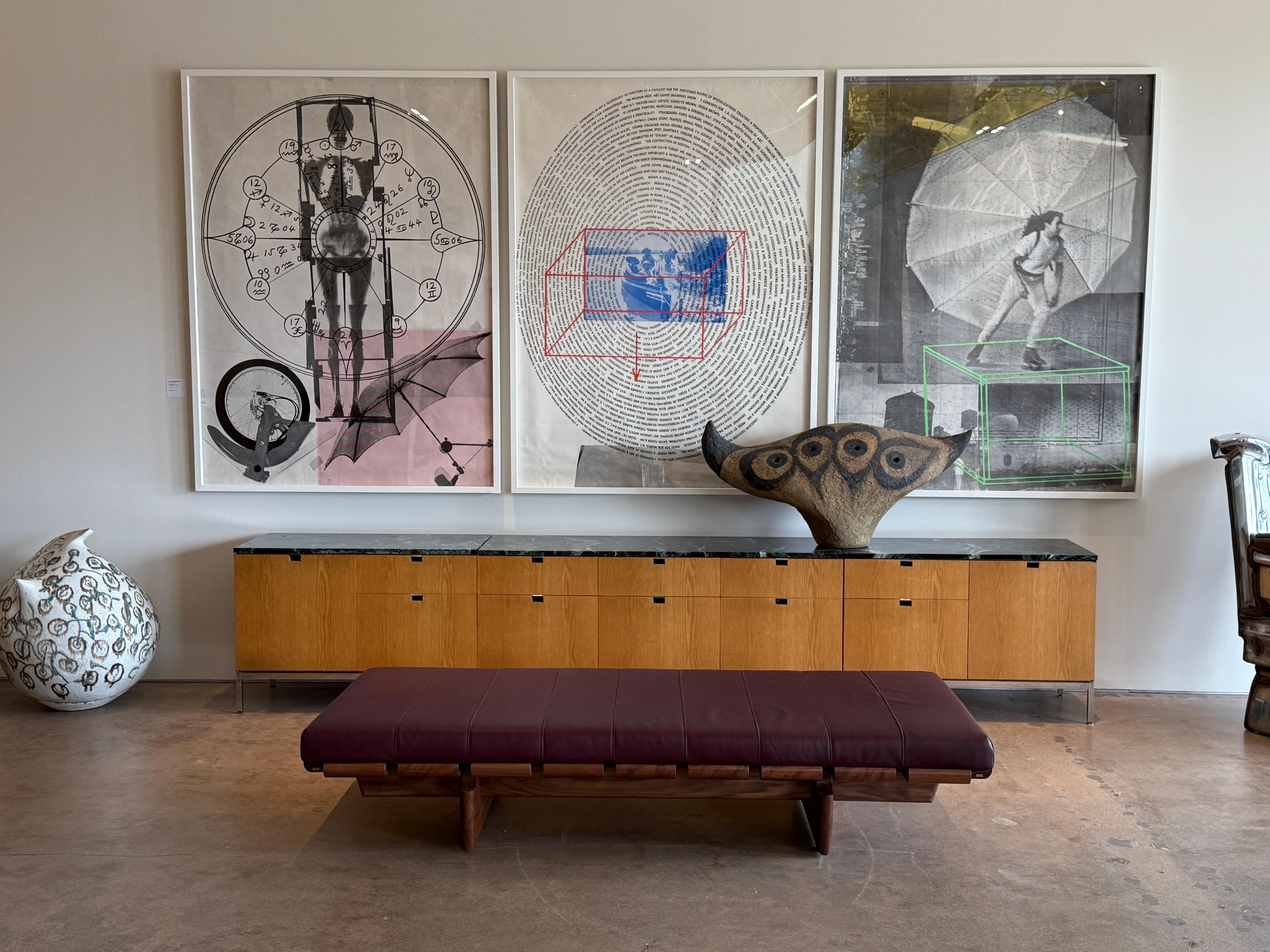 Robert Rauschenberg triptych 'Autobiography', 1968 
Each framed work measures 50.5 x 68


Rauschenberg’s monumental print Autobiography (1968) is a summation work that brings together the life and work of the then forty-three-year-old artist.