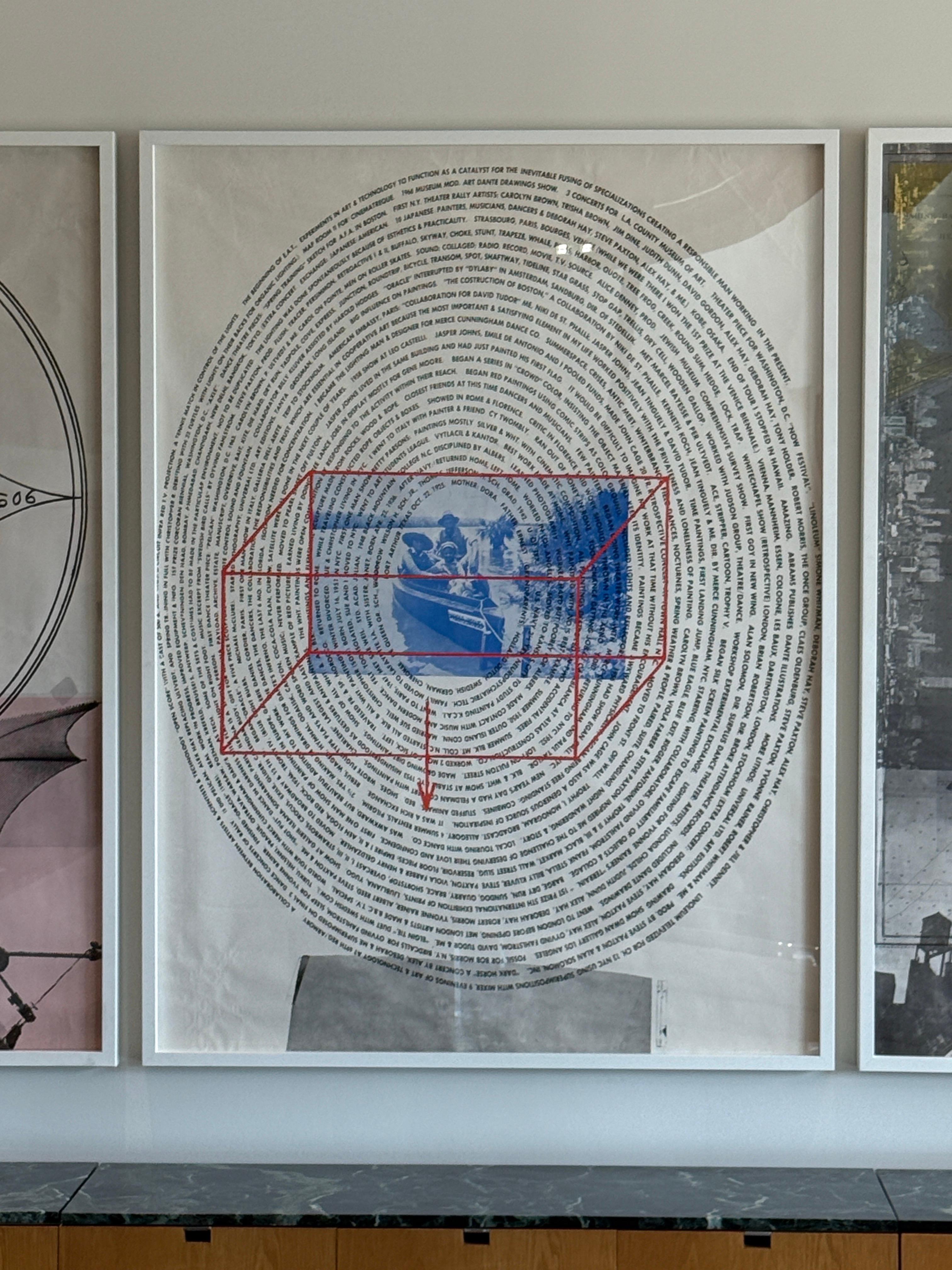 Mid-20th Century Robert Rauschenberg triptych 'Autobiography', 1968 For Sale