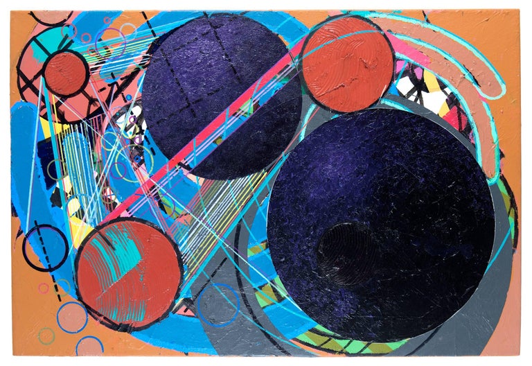 Robert Reed Abstract Painting - Power of Ten, C'Villian