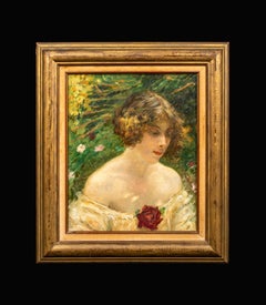 In The Garden, 19th Century - Robert Reid