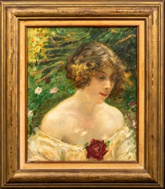 In The Garden, 19th Century - Robert Reid