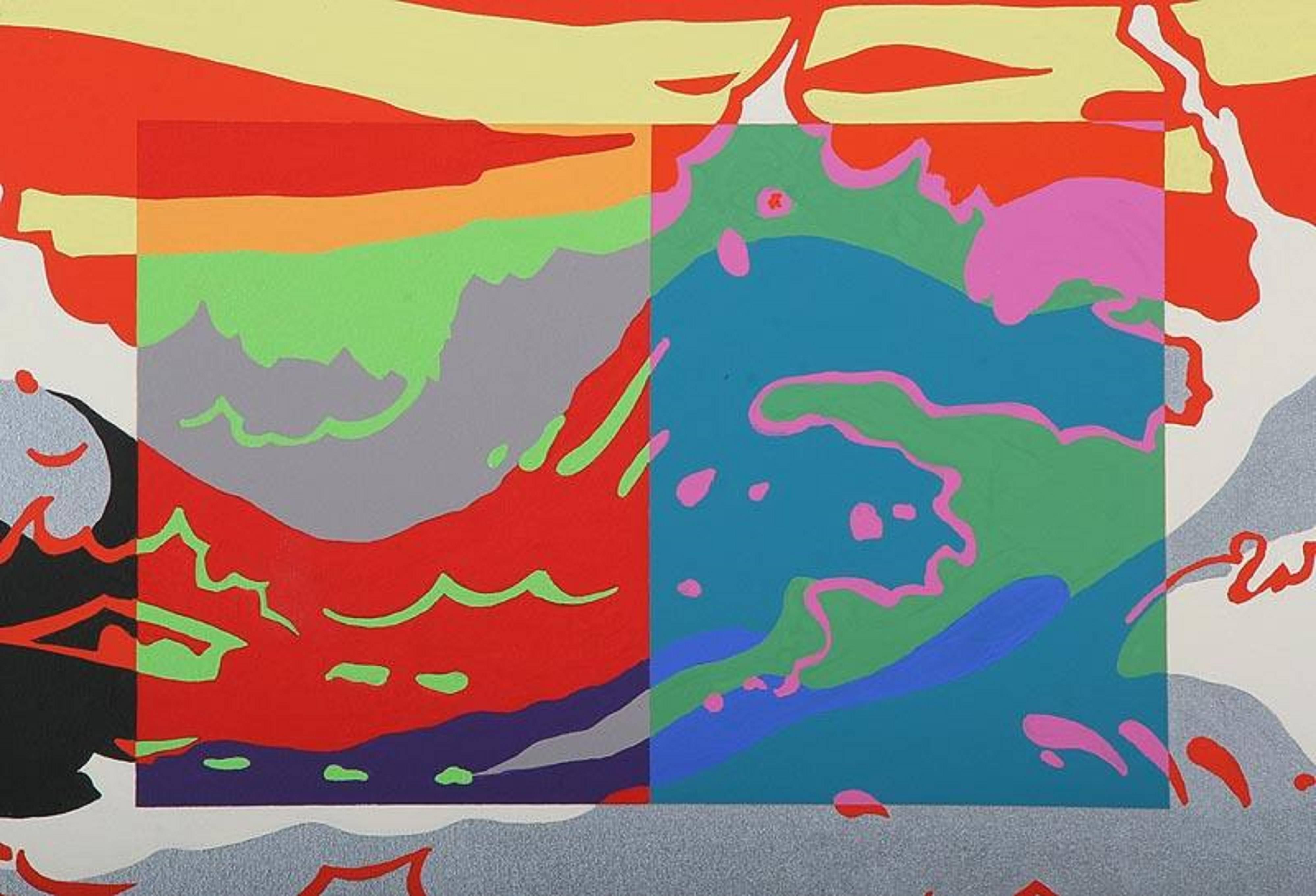 Sans titre de la série de dessins animés - Painting de Robert Reitzfeld