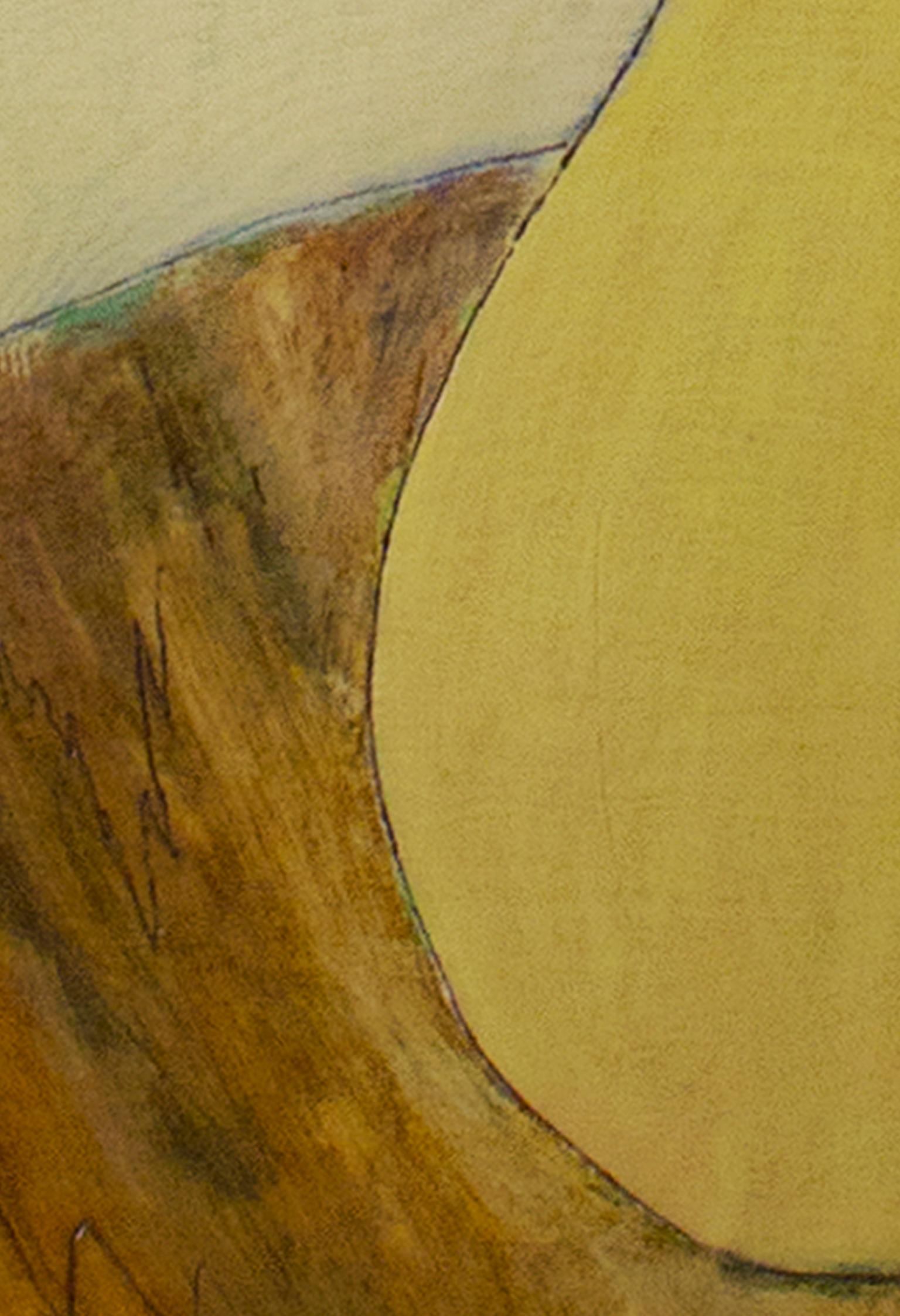 Nature morte de plateau de table « Butter Squash », huile sur bois signée au dos par Robert Richter en vente 3