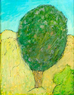"Eucholyptas, " Original Oil Tree Landscape signed on back by Robert Richter