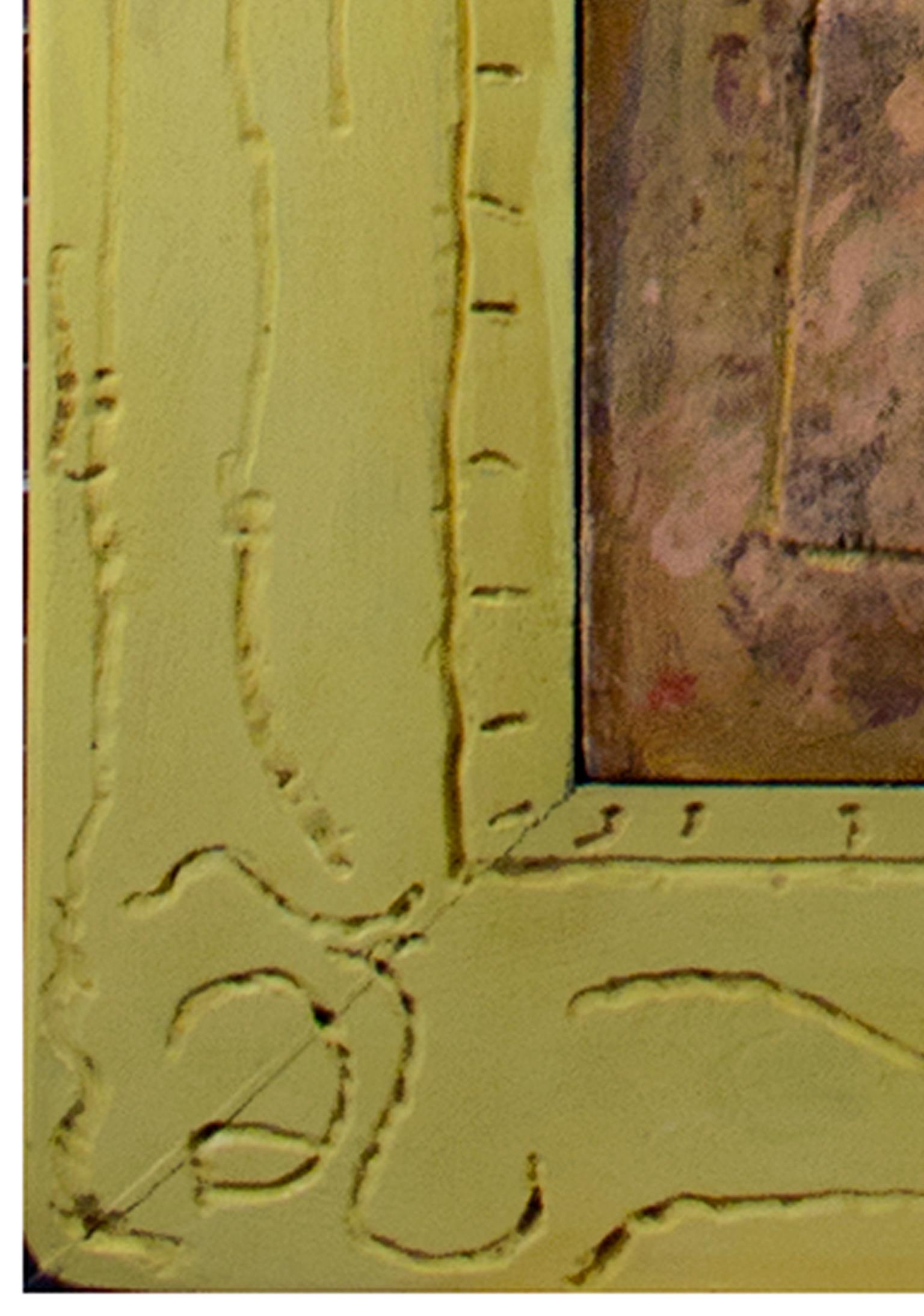 „ „The Shower“, Nude im Innenraum, Öl auf Holz, signiert auf der Rückseite von Robert Richter im Angebot 6