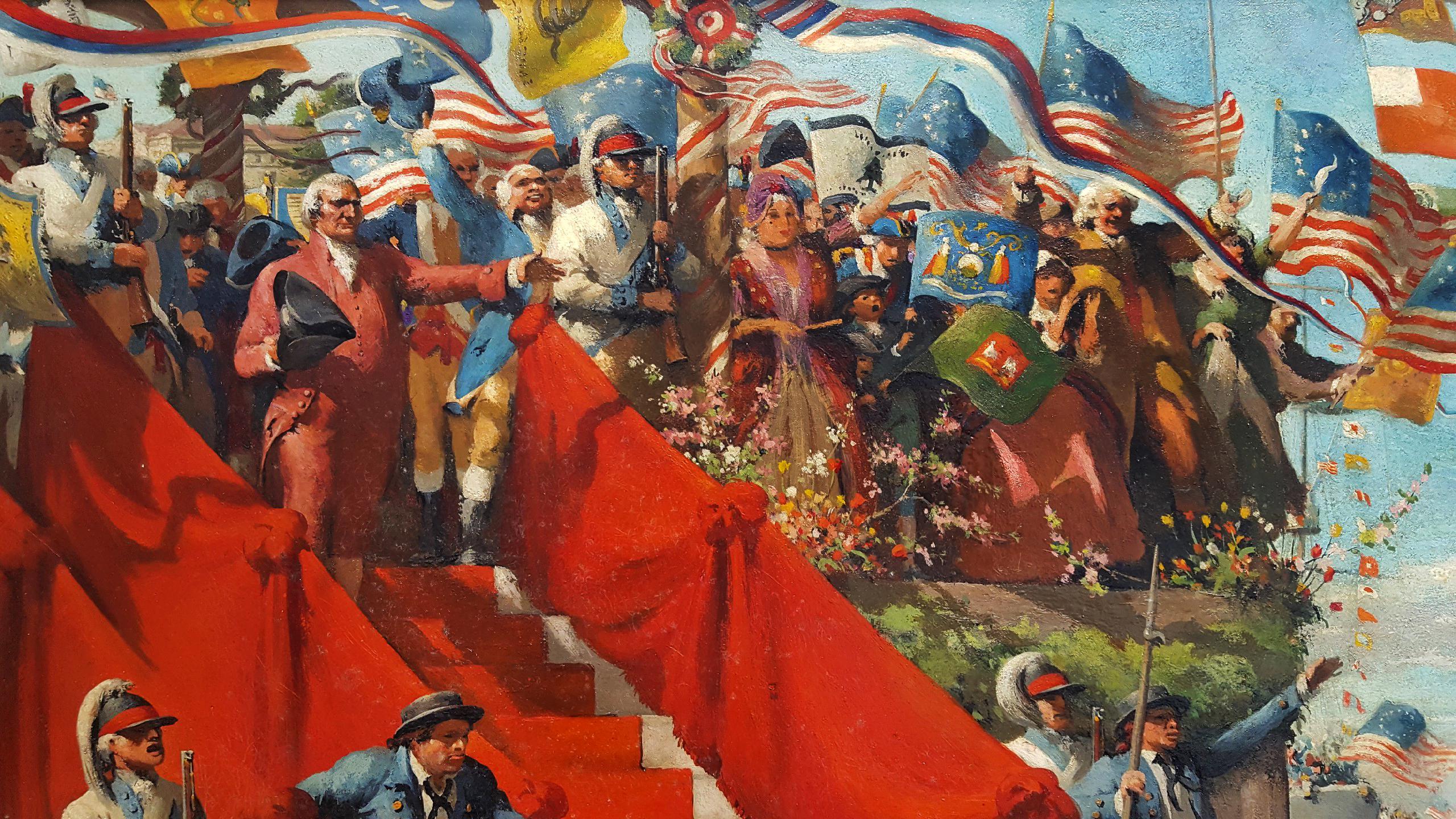 Procesión Marítima George Washington Inauguración Presidencial Nueva York, Life Mag en venta 3
