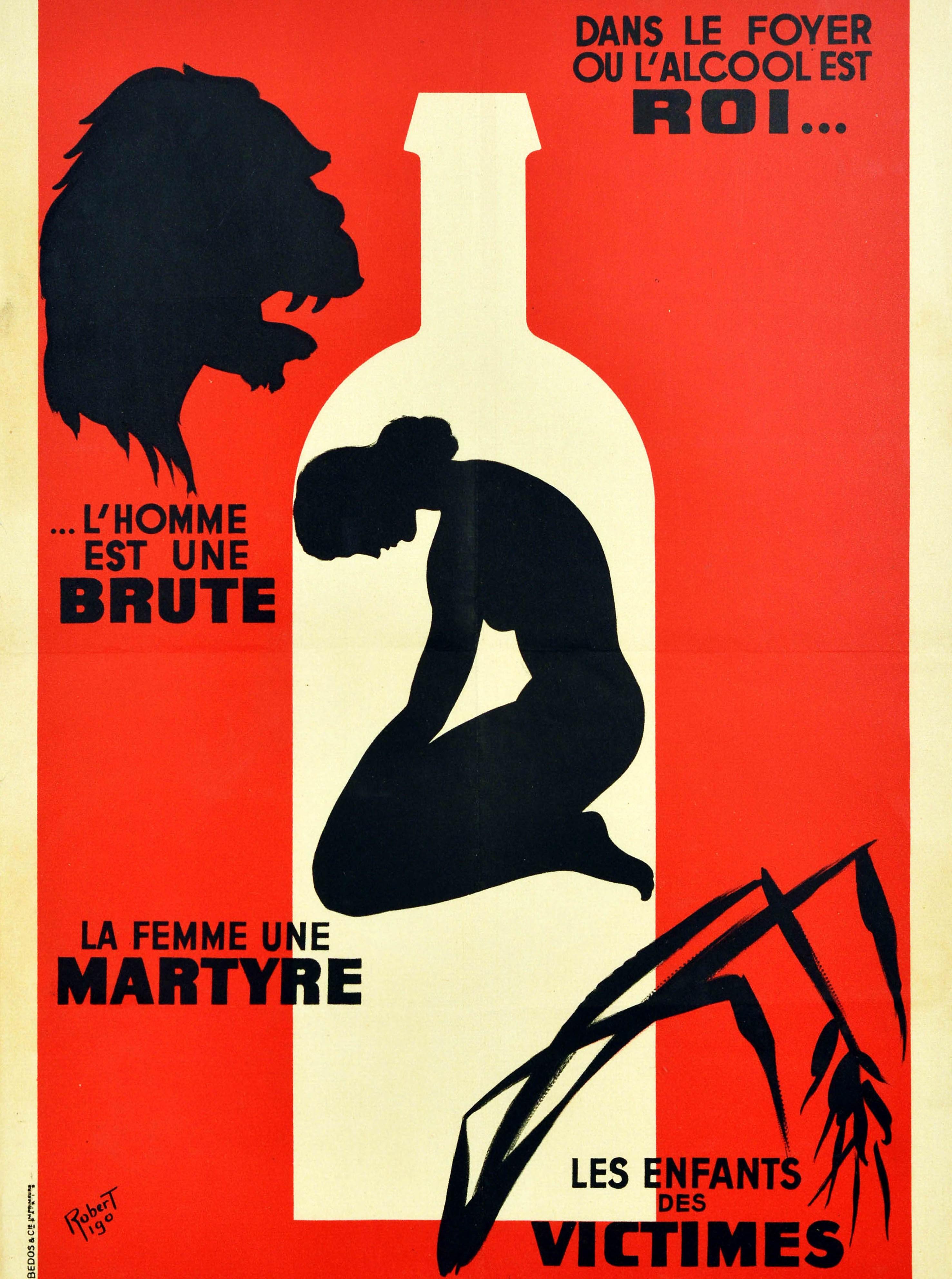 against alcohol poster