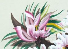 Original Blumen-Aquarell #9 von Robert Rives