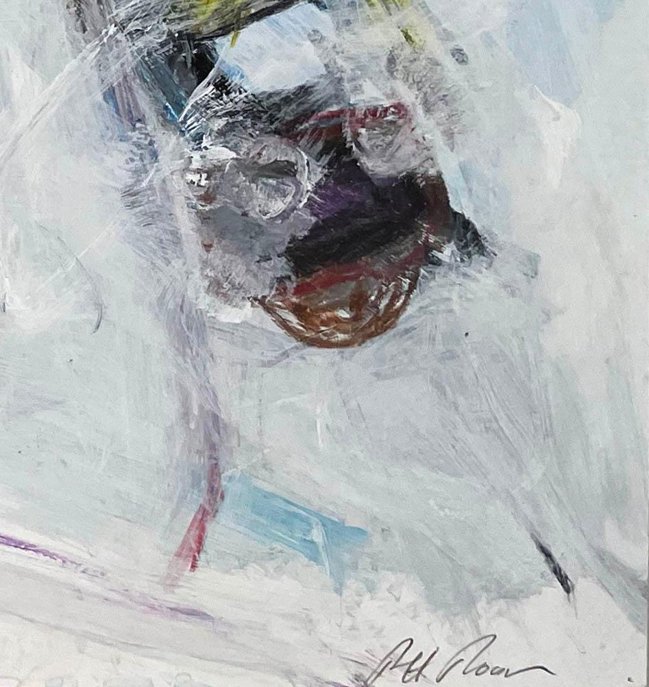 Downhill, by Santa Fe artist Robert Roach For Sale 1