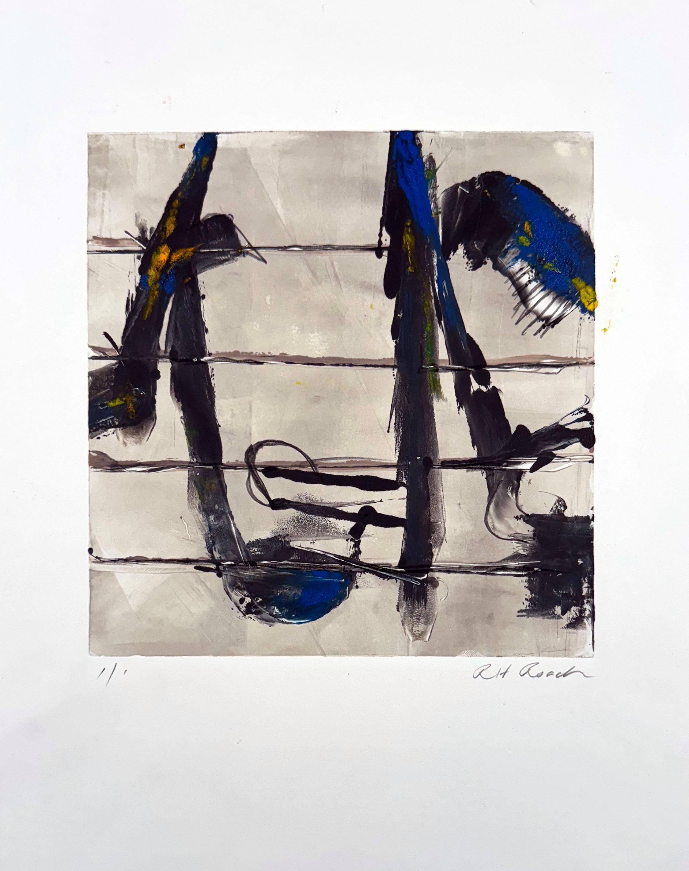 Abstrakte #22 ohne Titel, vom Künstler Robert Roach aus Santa Fe im Angebot 1