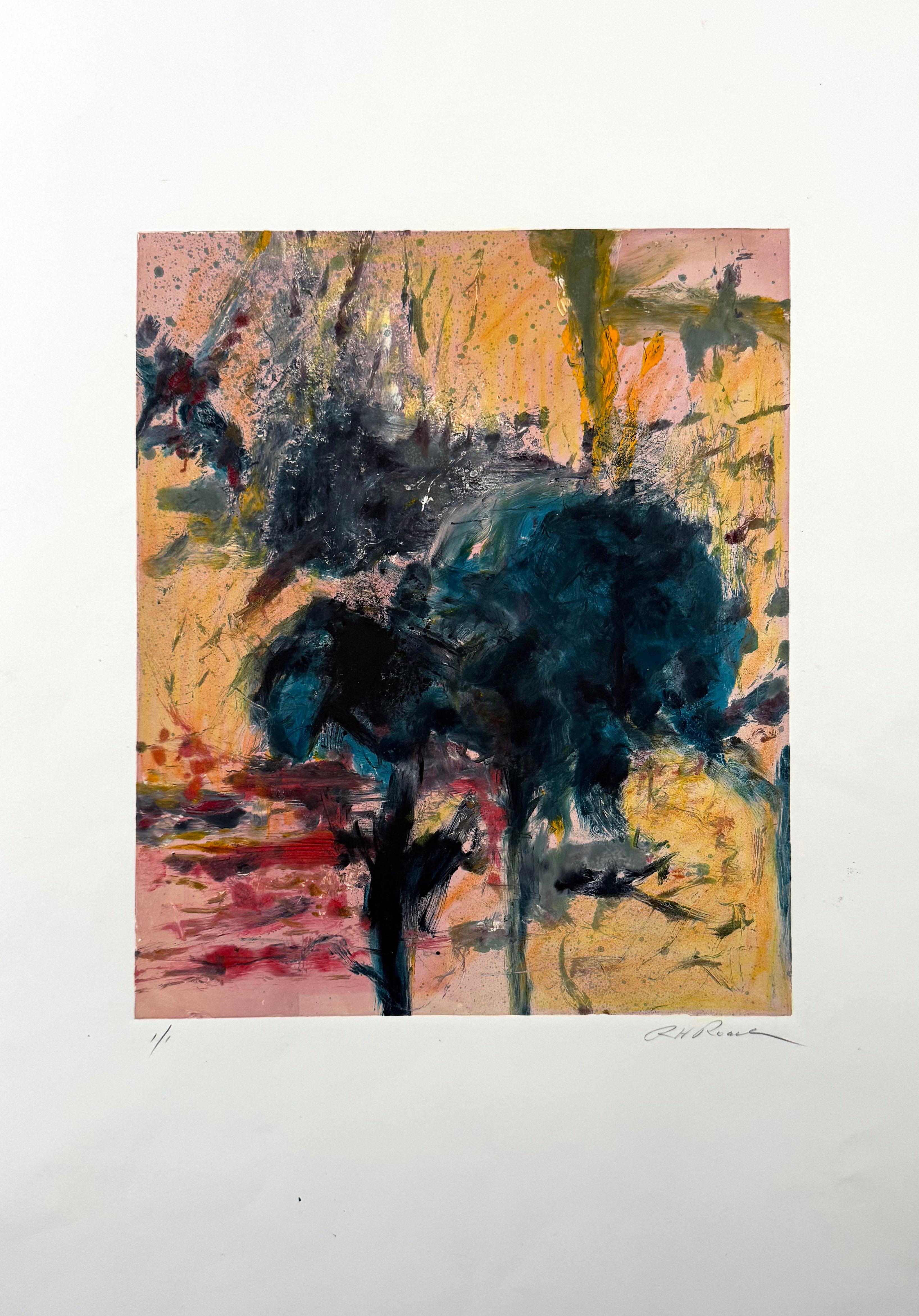 Untitled abstract #26 , by Santa Fe artist Robert Roach For Sale 1