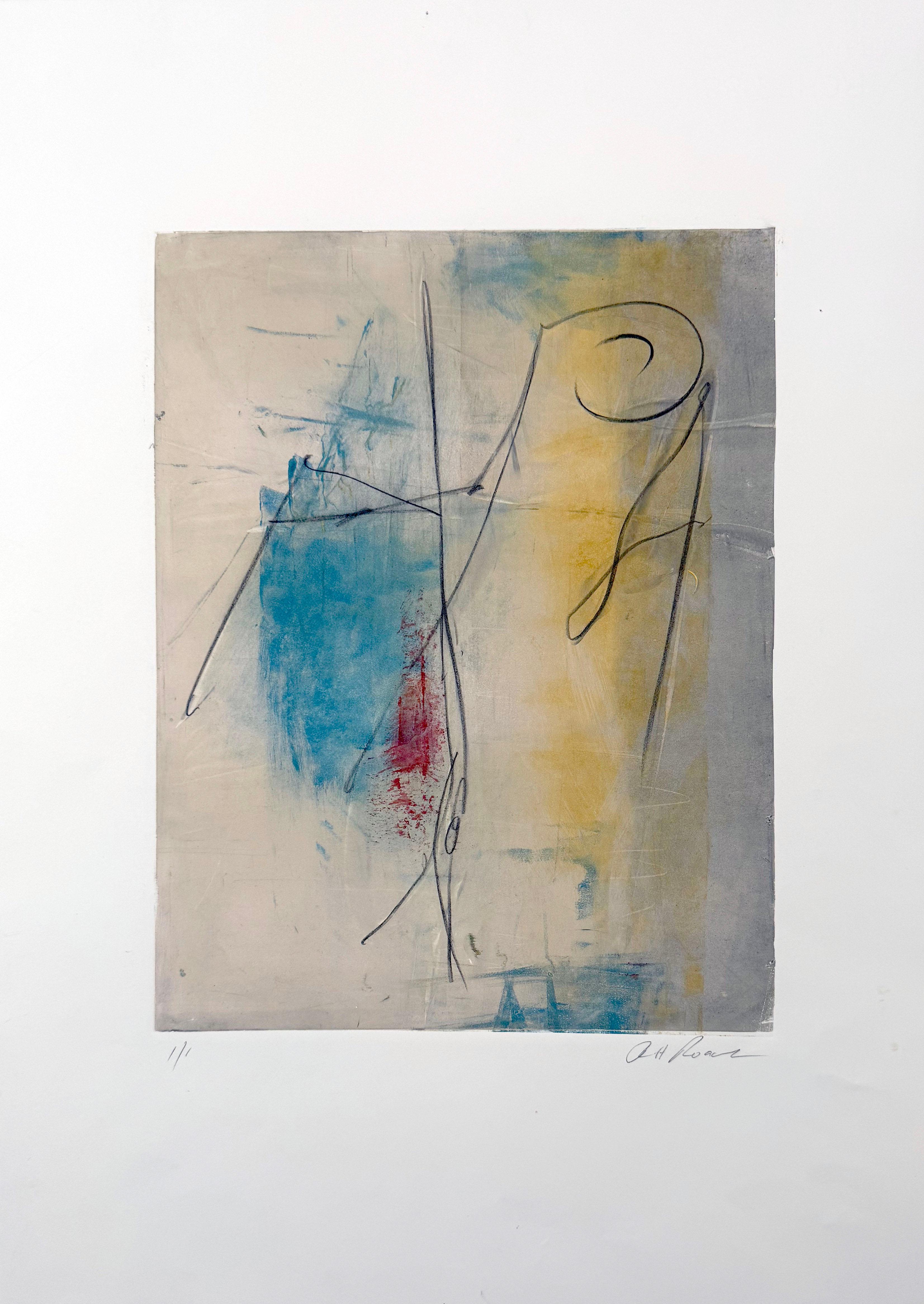 Untitled abstract #28 , by Santa Fe artist Robert Roach For Sale 1