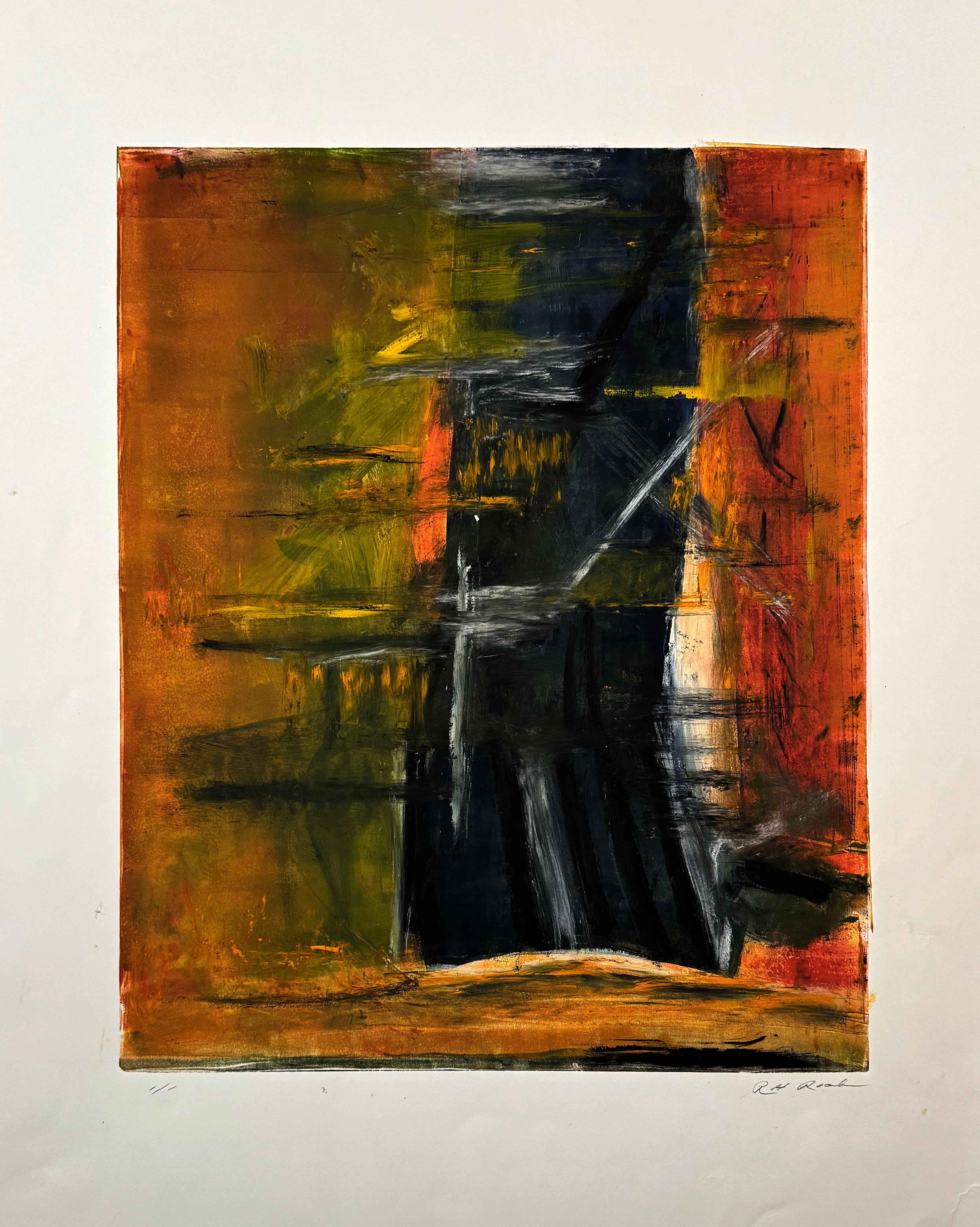 Untitled abstract #30 , by Santa Fe artist Robert Roach For Sale 1