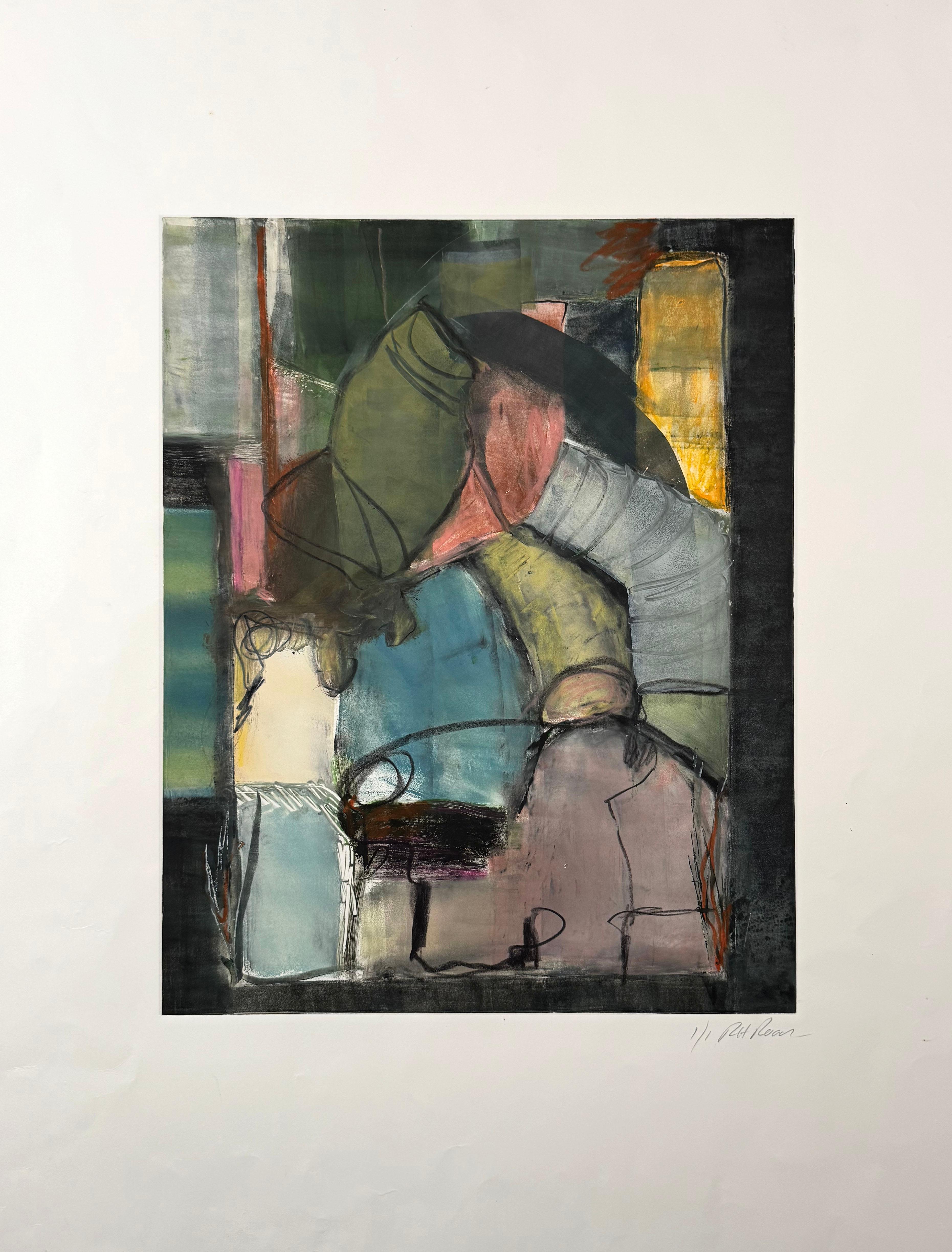 Untitled abstract #33 , by Santa Fe artist Robert Roach For Sale 1