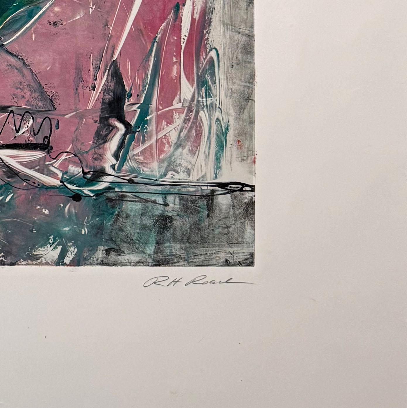 Untitled abstract #35 , by Santa Fe artist Robert Roach For Sale 3