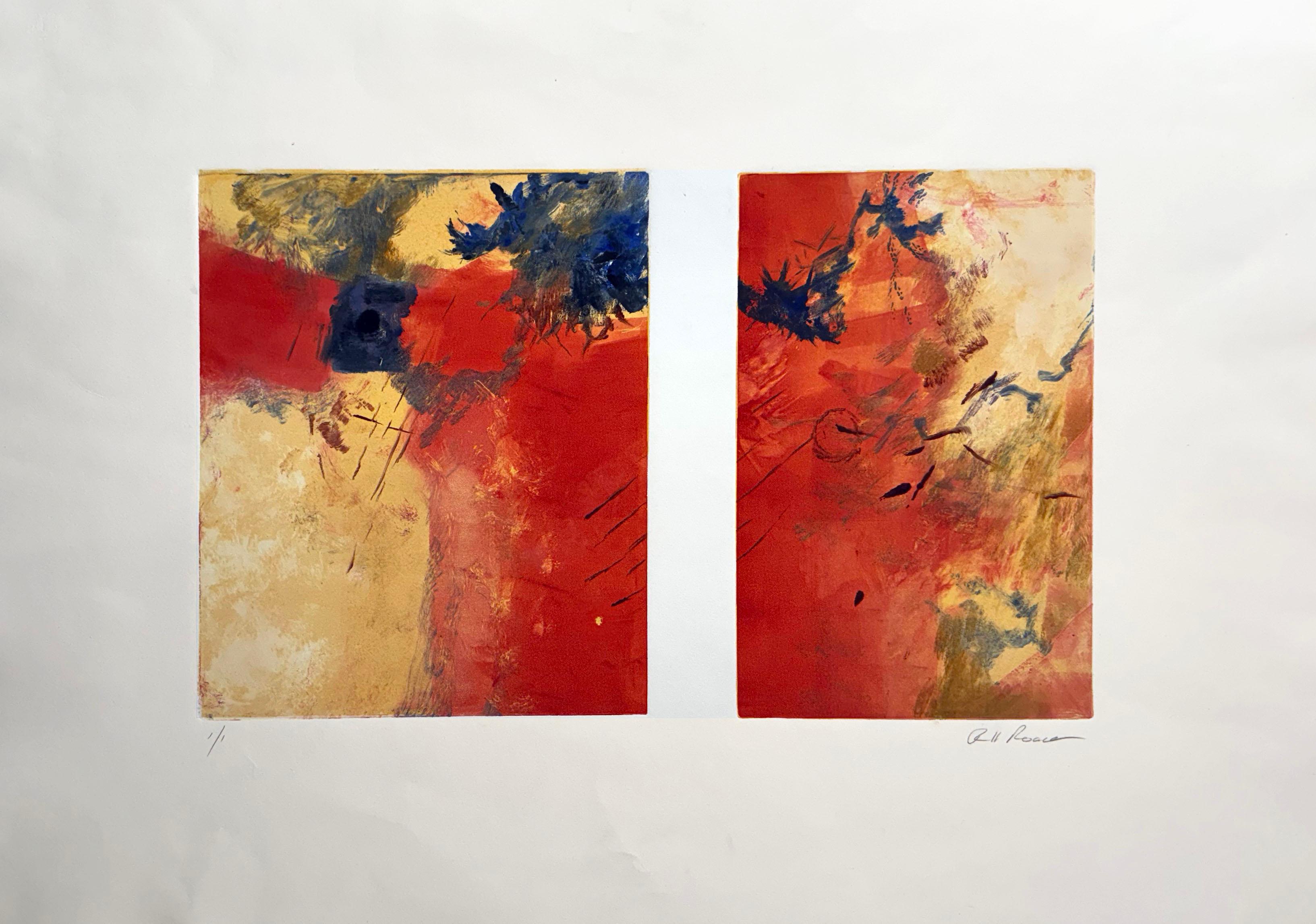 abstrait sans titre n° 37, de l'artiste Robert Roach de Santa Fe en vente 1