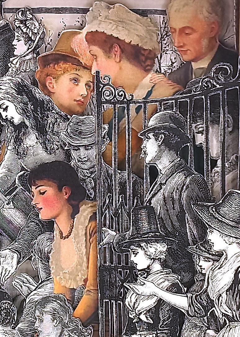 Zeitgenössische amerikanische Buchskulptur von Alexander Korzer-Robinson - The Girl's im Angebot 1