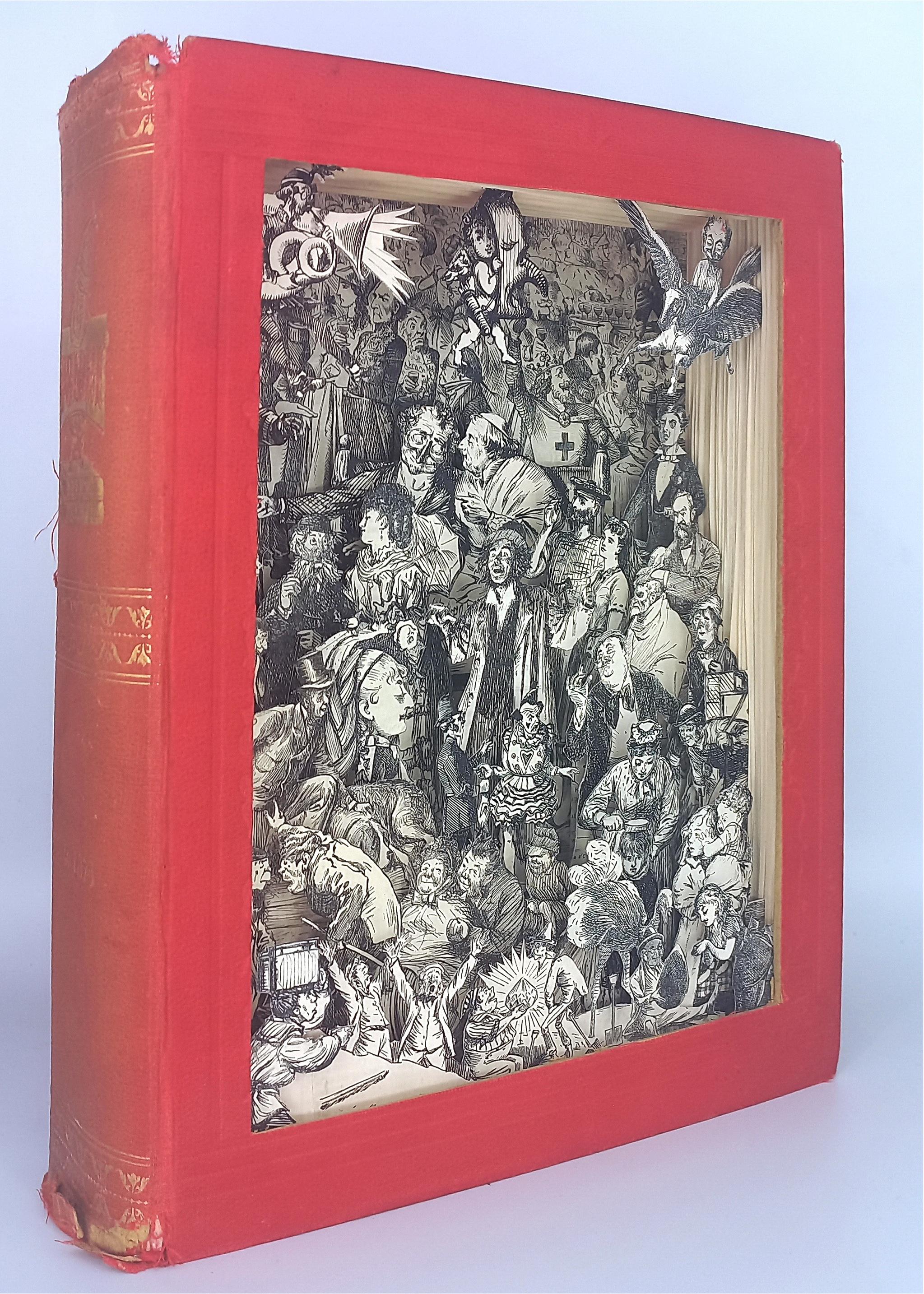 Amerikanische Contemporary Book Sculpture von Robert Robinson - Punch Magazine, 1871 im Angebot 2