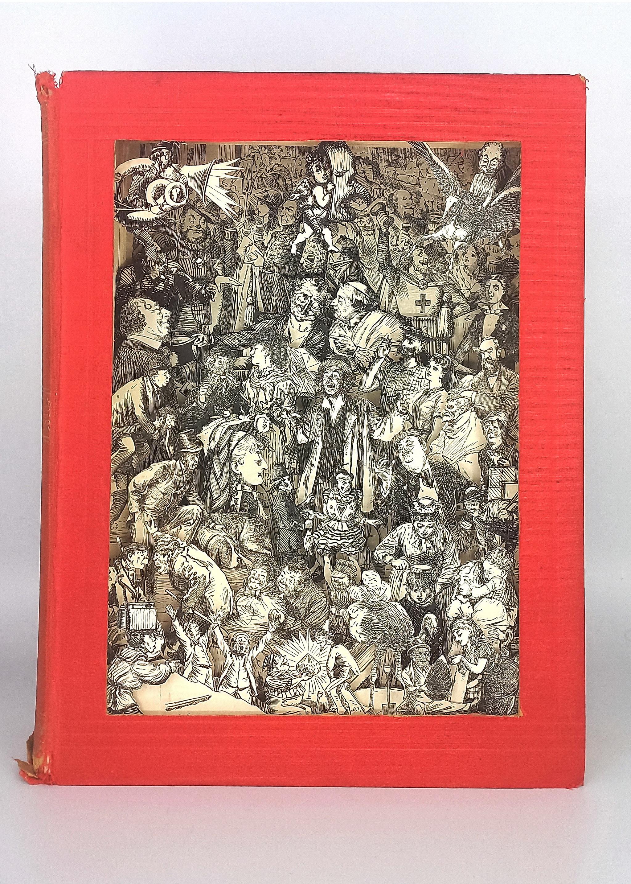 Amerikanische Contemporary Book Sculpture von Robert Robinson - Punch Magazine, 1871 im Angebot 3