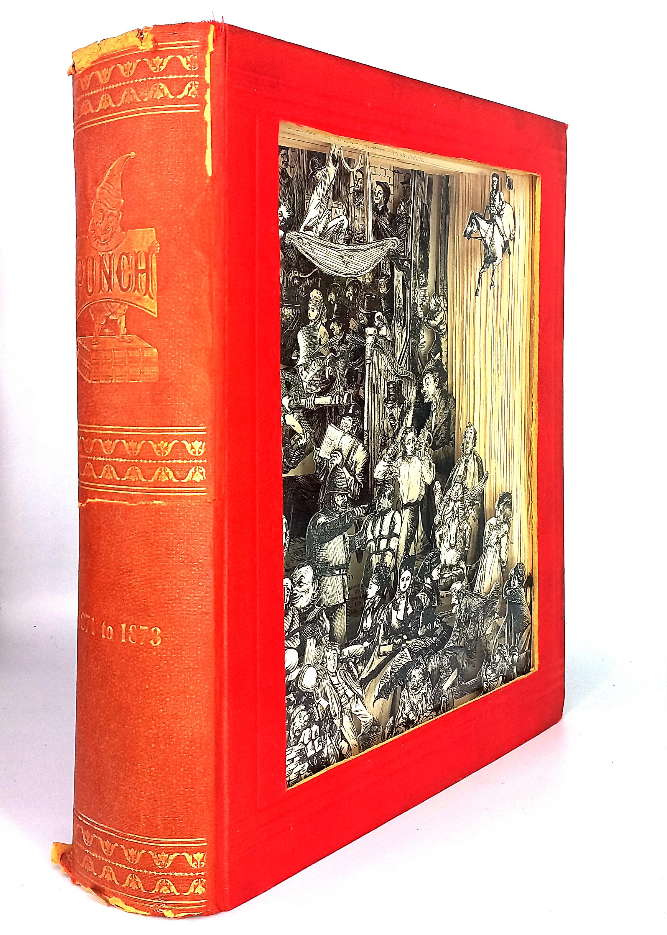 Amerikanische Contemporary Book Sculpture von Robert Robinson - Punch Magazine, 1873 im Angebot 3
