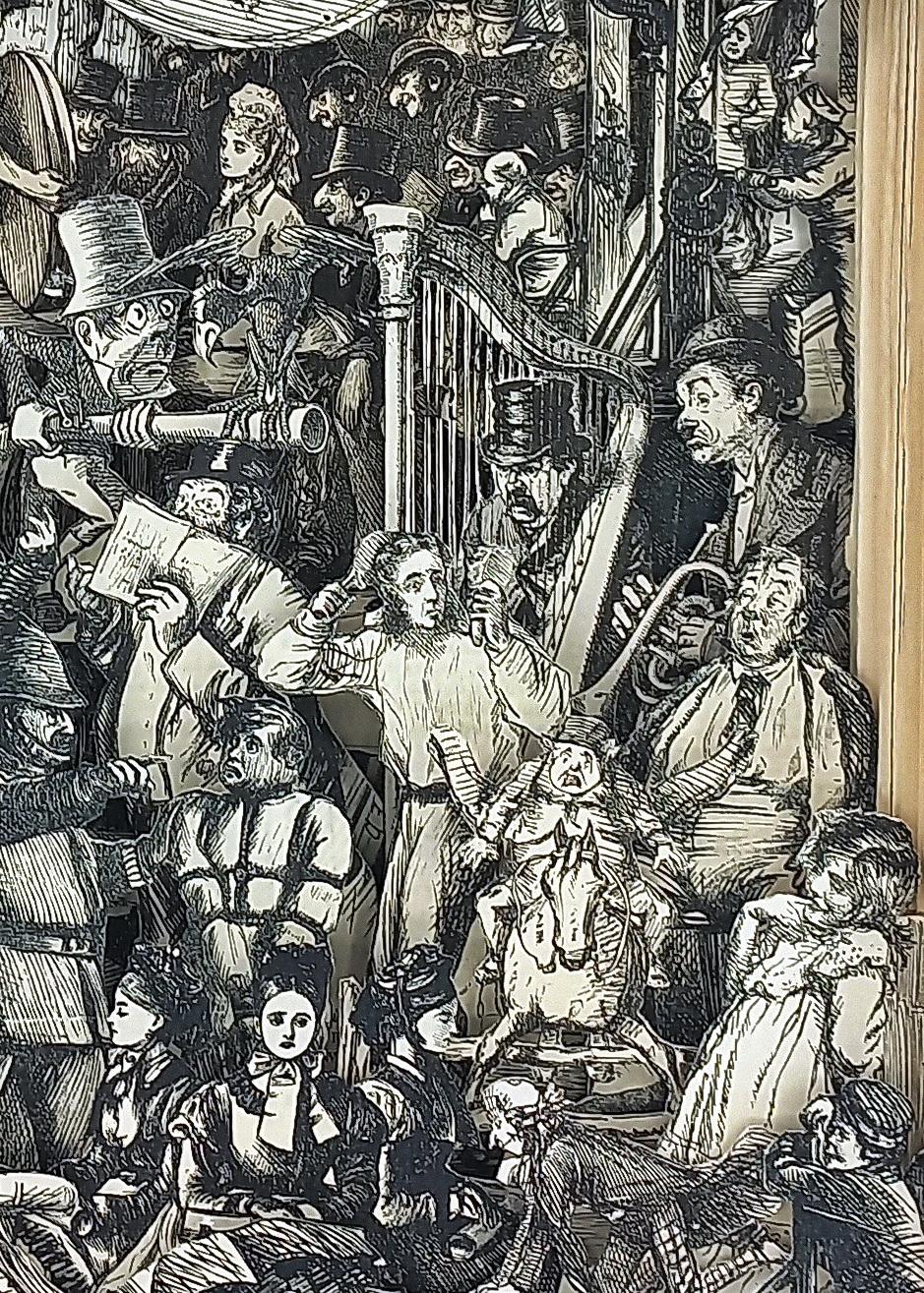 Amerikanische Contemporary Book Sculpture von Robert Robinson - Punch Magazine, 1873 im Angebot 1