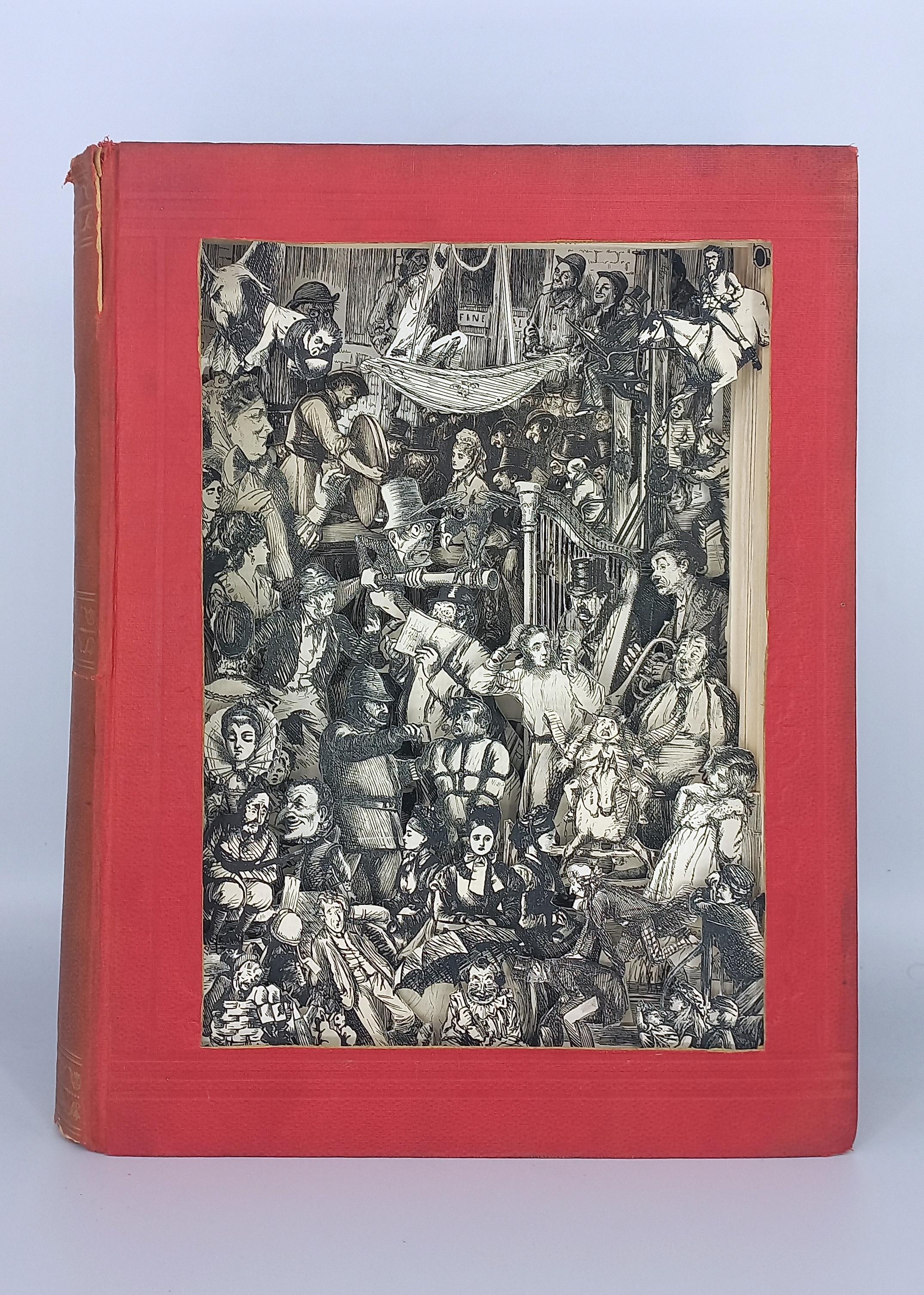Amerikanische Contemporary Book Sculpture von Robert Robinson - Punch Magazine, 1873 im Angebot 2