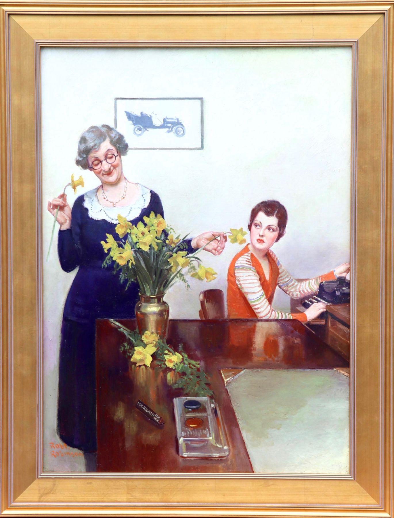 Portada de la revista Motor - Abril de 1932 - Painting de Robert Robinson