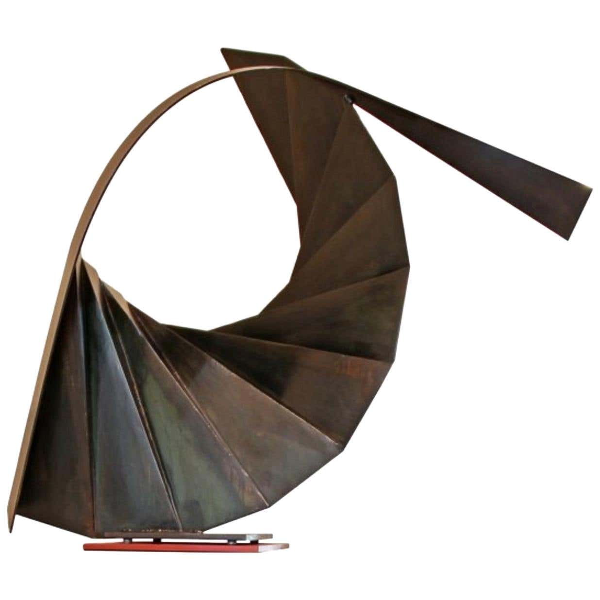 Robert Roesch Modern Sculpture, signed Roesch IX For Sale at 1stDibs