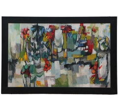 "Garden" Cubist Abstract Landscape