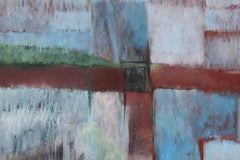 "Panhandle Fields" Colorfield Cubist Abstract Painting