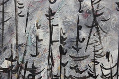 "Trees" Minimal Impressionist Painting