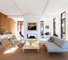 Cabello castaño largo Estudio de desnudo tumbado Óleo sobre lienzo Pintura de Robert Roujas