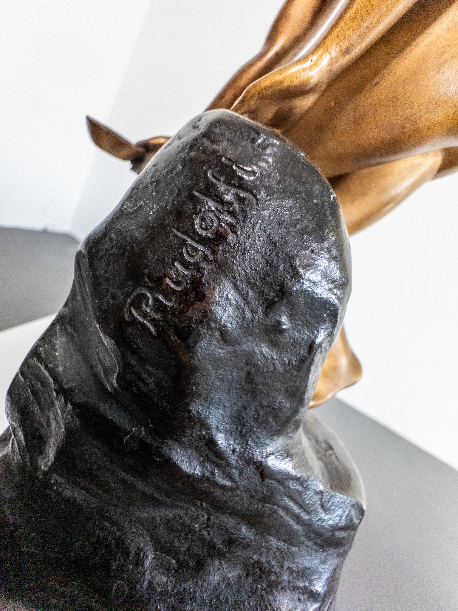 Early 20th Century Robert Rudolfi Bronze Sculpture “An der Quelle” – ca. 1920s For Sale