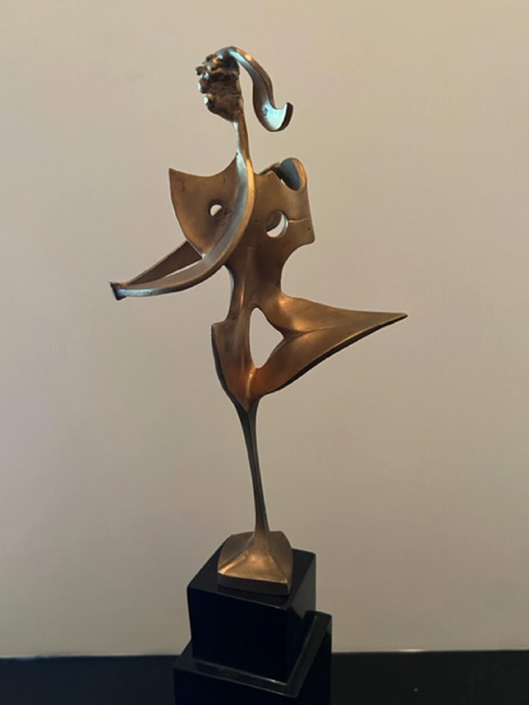 Primavera - Cubist Sculpture by Robert Russin